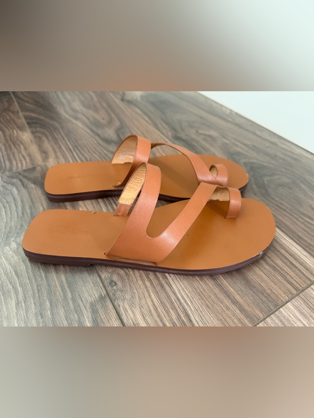 Madewell The Gabi Asymmetric-Strap Sandal - Leather - Picture 6 of 11